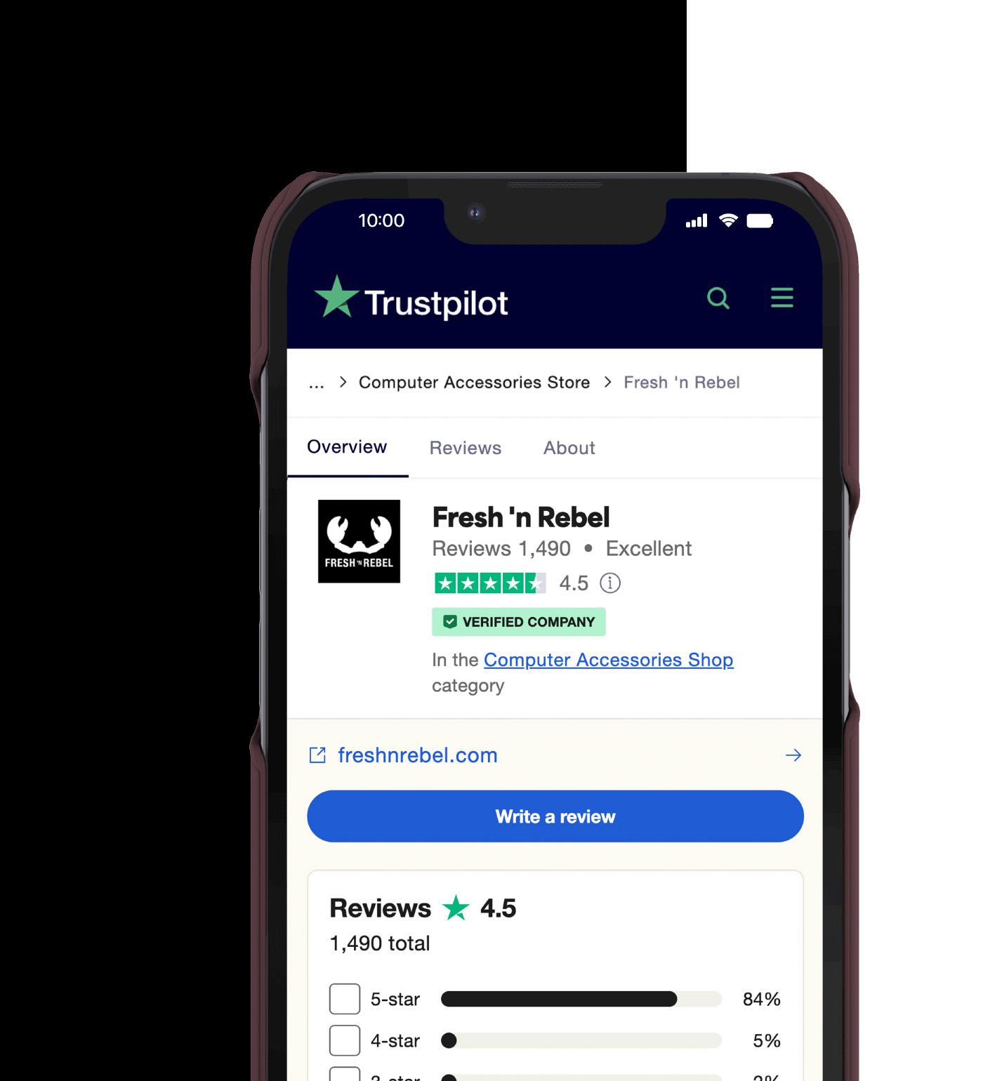 Fresh 'n Rebel Exceeds customer expectations